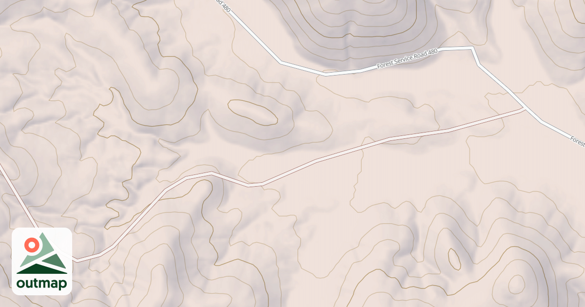 Map of USFS National Forest System Roads {1459EC7C-ECDC-4C55-996B-83C18C61EC75}
