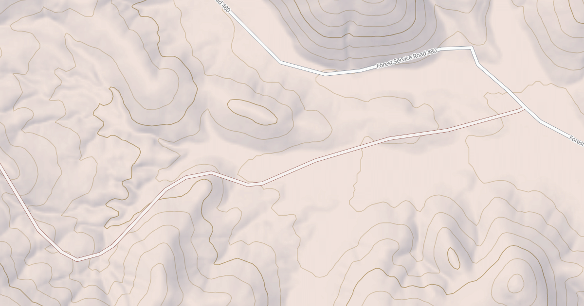 Map preview of USFS National Forest System Roads {1459EC7C-ECDC-4C55-996B-83C18C61EC75}