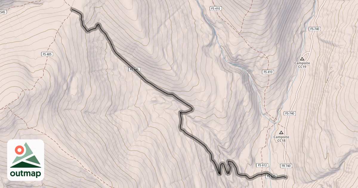 Map of Block and Tackle Trail
