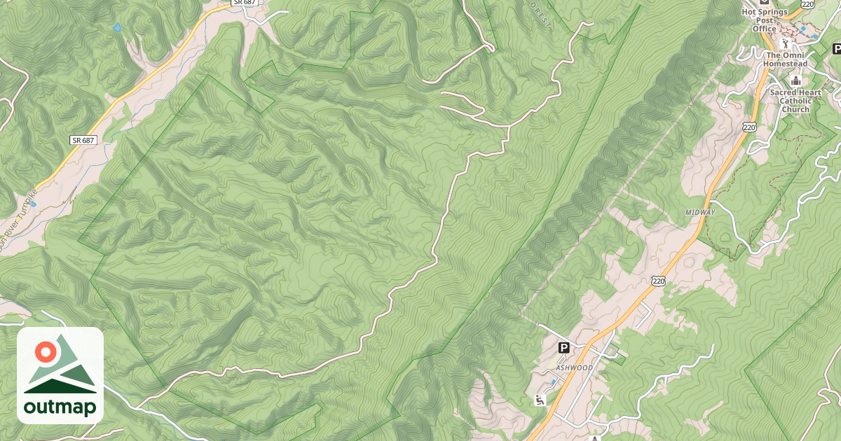 Map of OPEN TRAIL