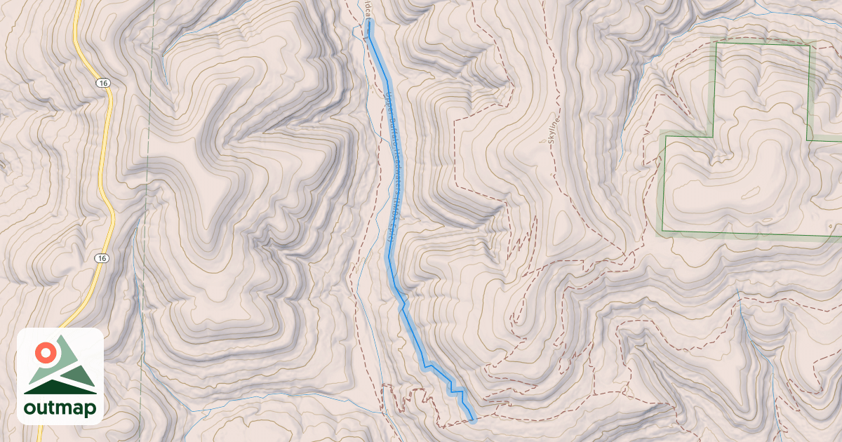 Map of Twisted Hickory