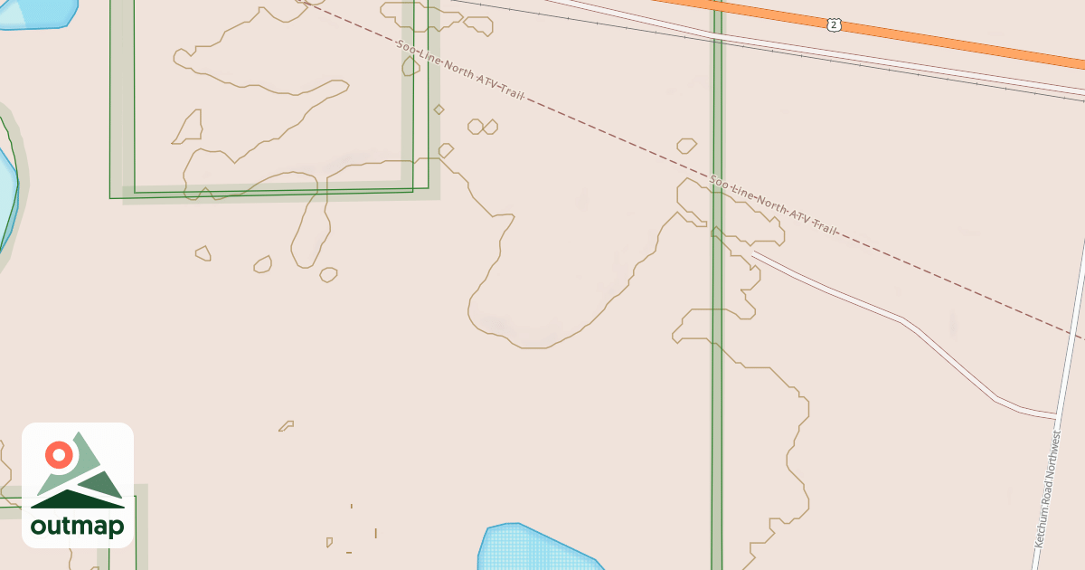 Map of BIG FOOT