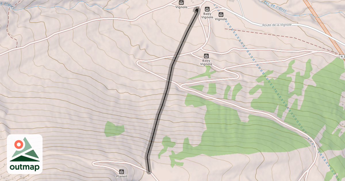 Map of Le Planeil