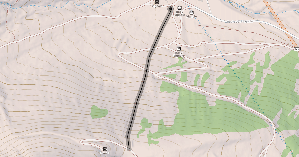 Map preview of Le Planeil