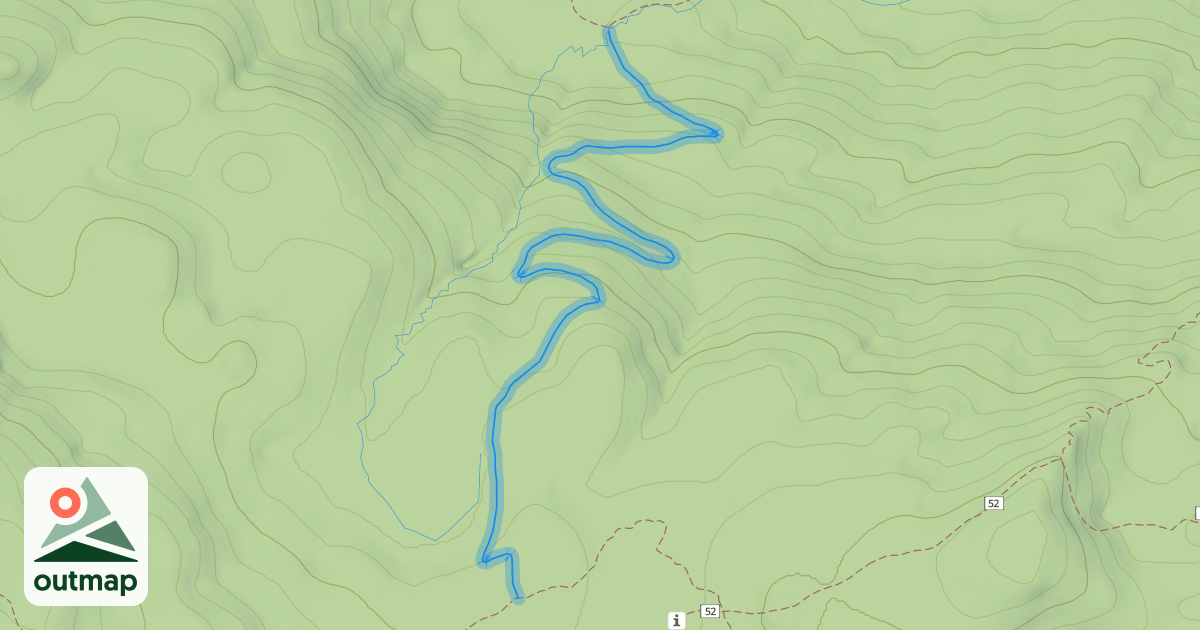 Map of Swampy Lakes Trail #23