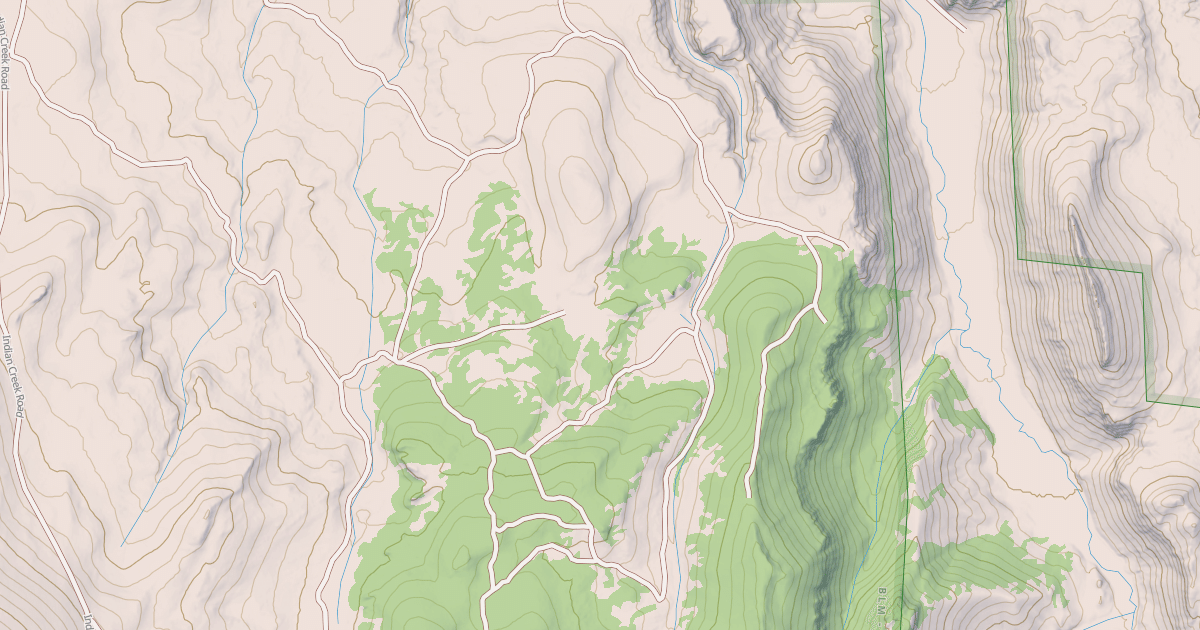 Map preview of BLM National GTLF Public Motorized Roads 7421b159-4711-4f10-8186-7f7c666384db