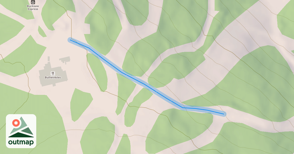 Map of Bucksaw X-Cut