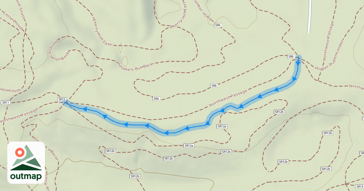 Map of Dragon's Back