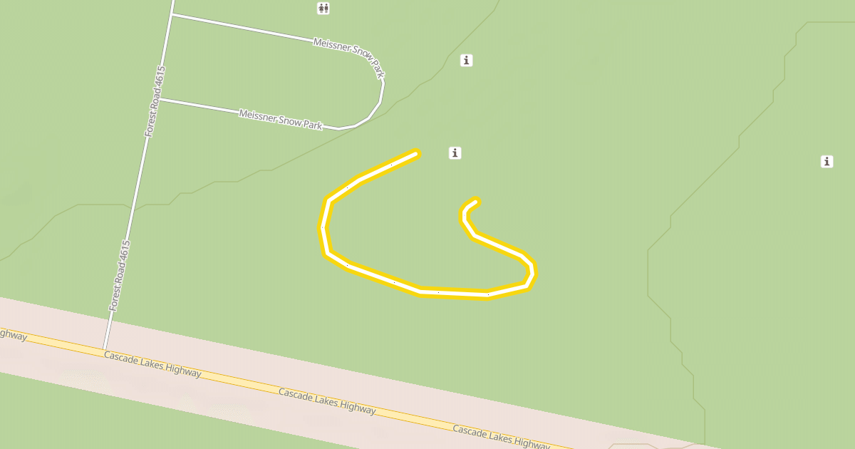 Map preview of Lodgepole Loops