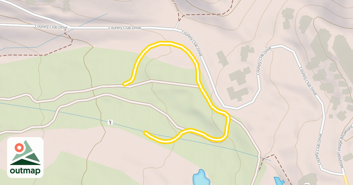 Map of Campbell Peak View Trail
