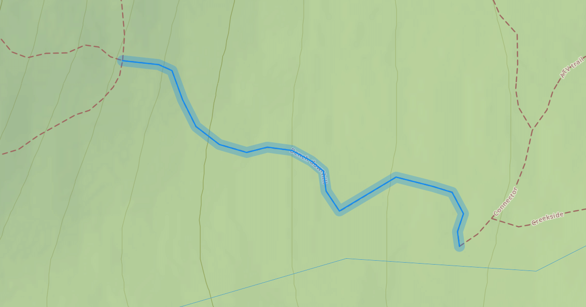 Map preview of Bench downhill