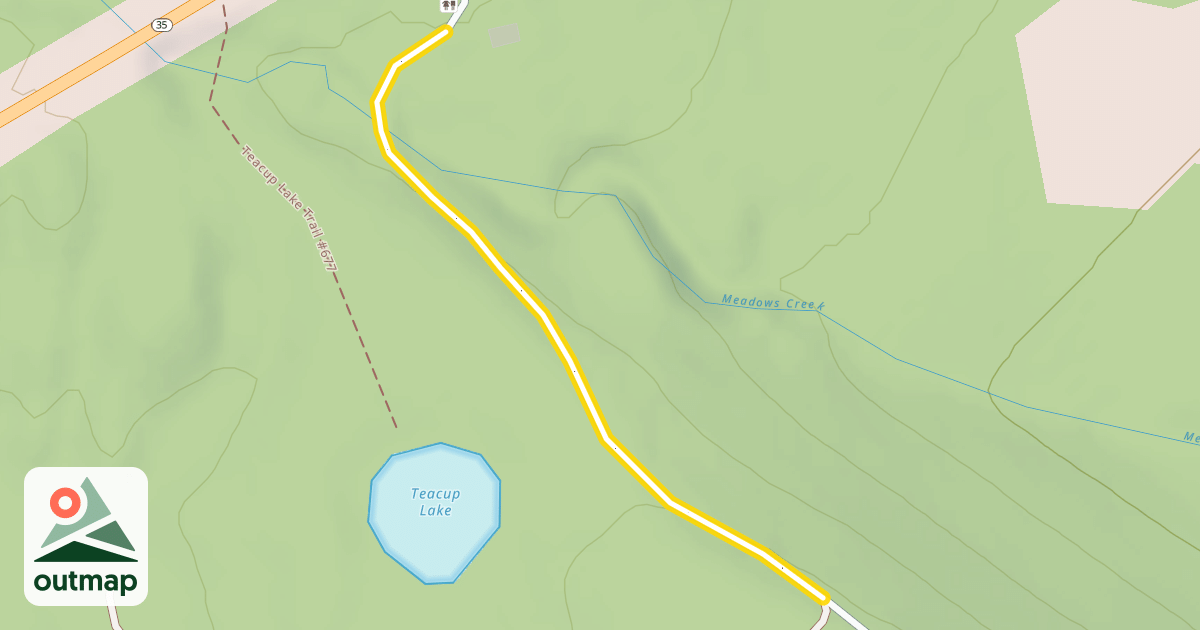 Map of Hood River Road