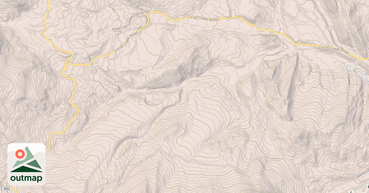 Map of COOP CREEK