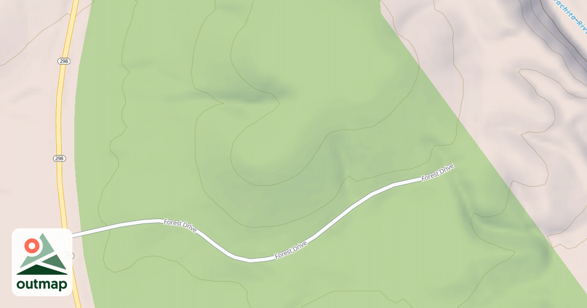 Map of FOREST DRIVE
