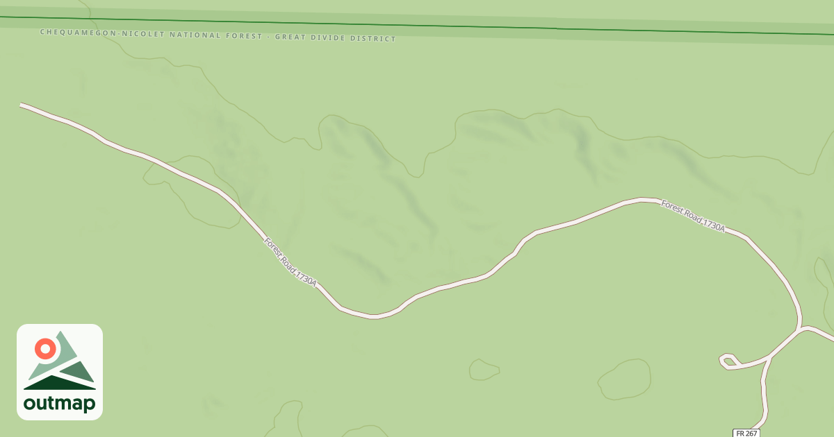 Map of FR 1730A