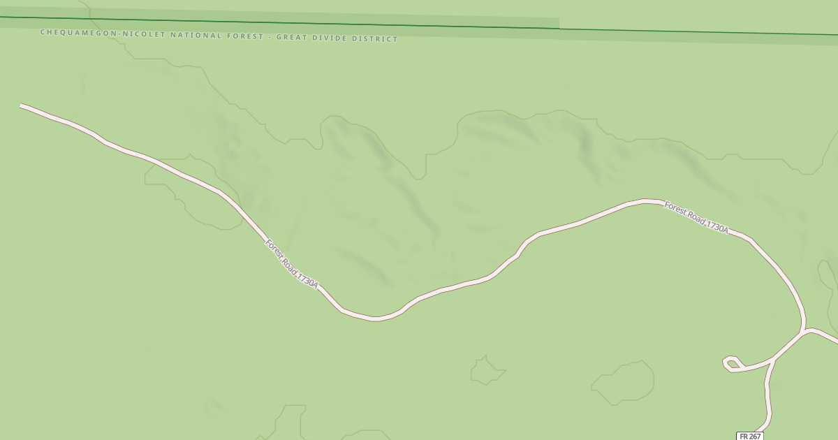 Map preview of FR 1730A