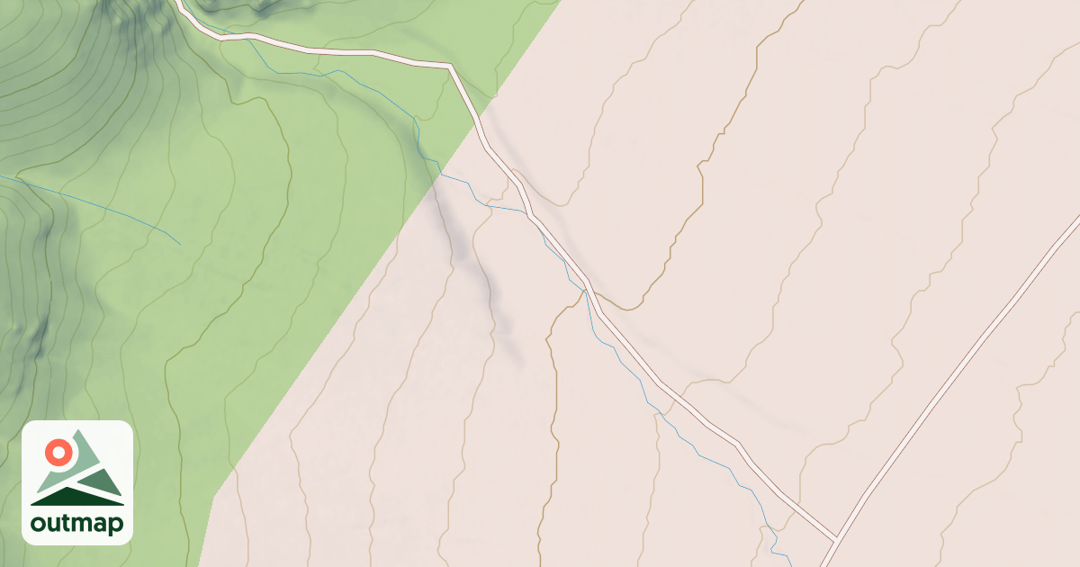 Map of COLE CANYON SPUR