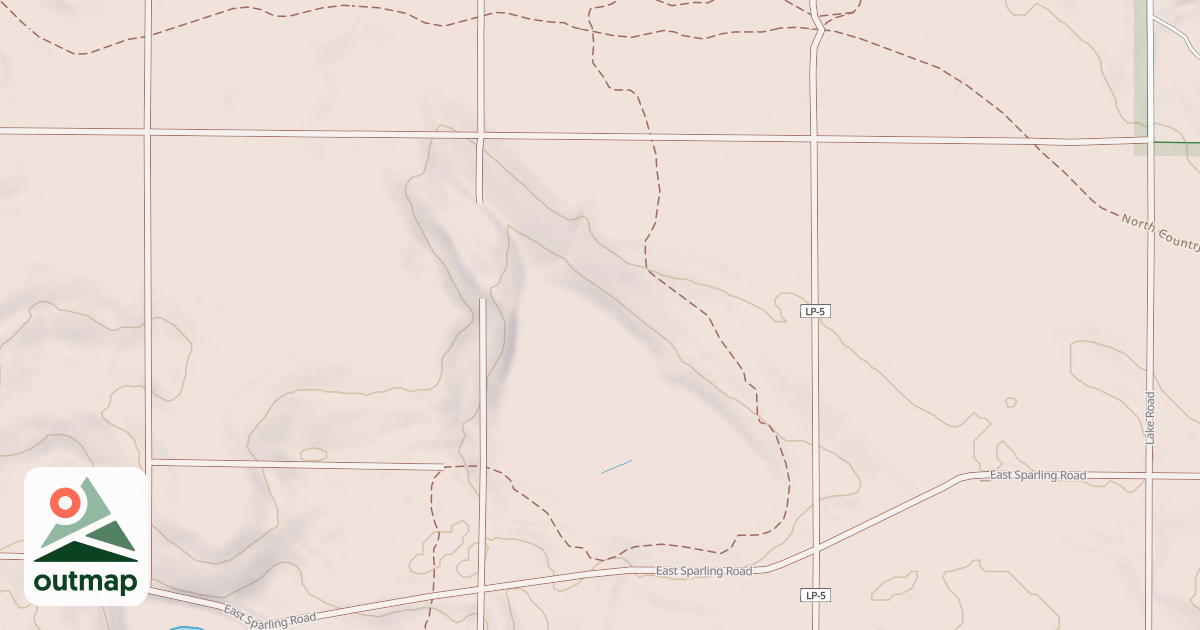 Map of Grand Traverse Motorcycle Trail