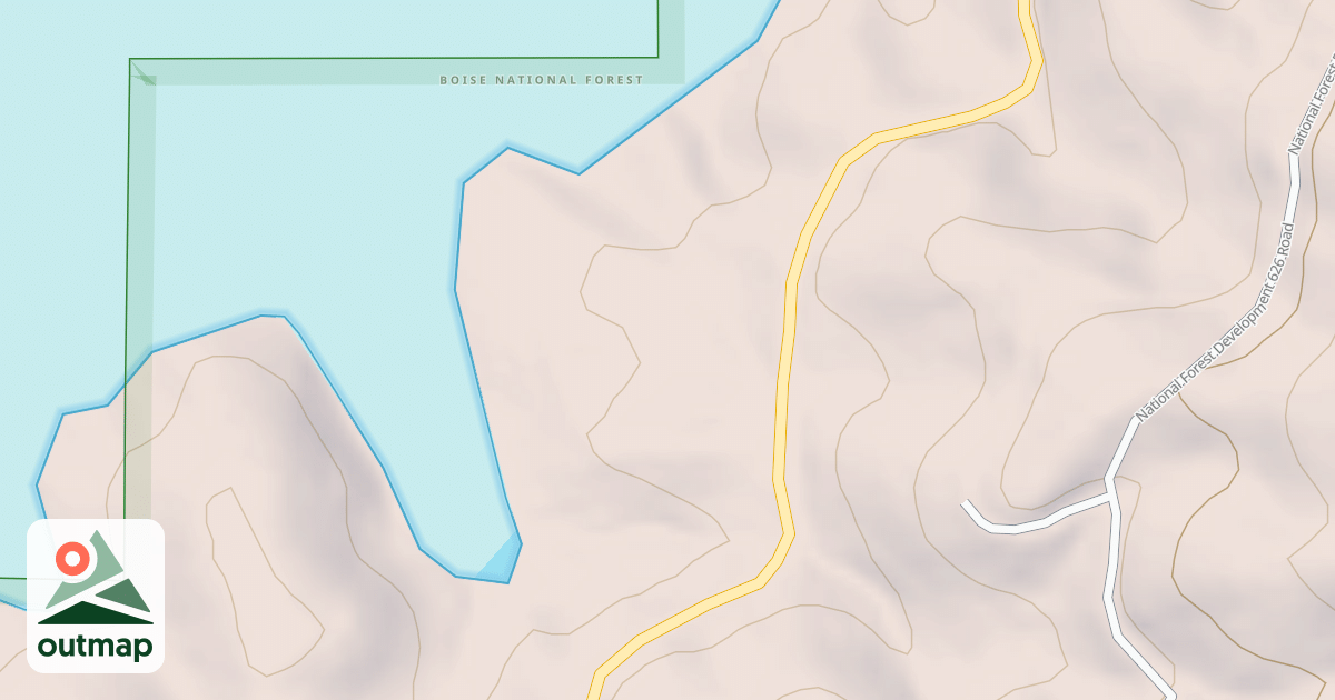 Map of HOLLYWOOD POINT C.G.