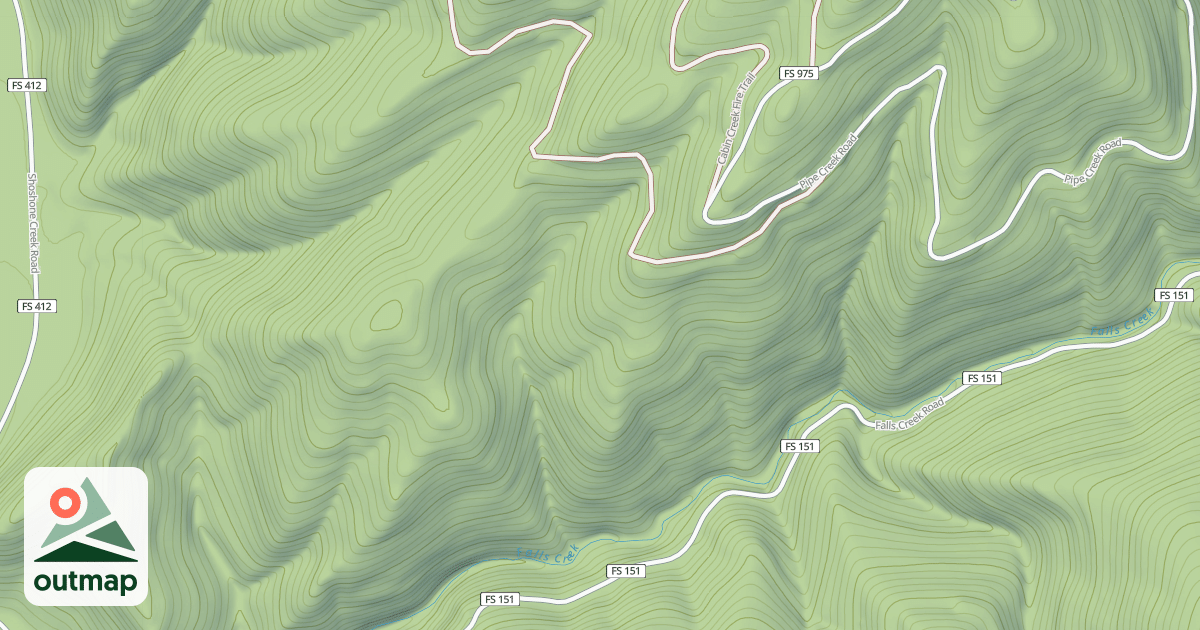 Map of John'S Draw Ohv