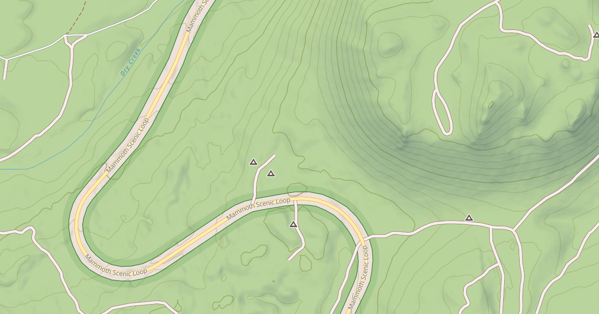 Map preview of B-Inyo Craters From Sawmill Sm
