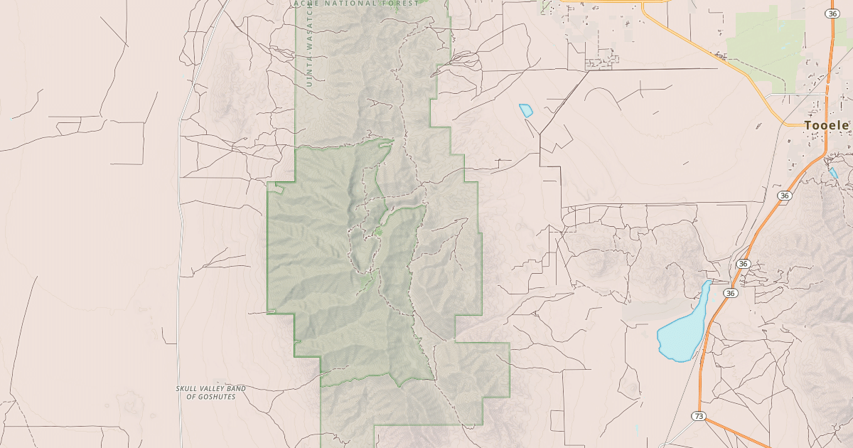 Map preview of STANSBURY FRONT