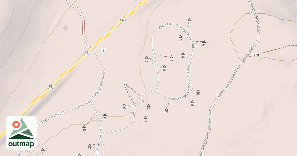Map of MONTE CRISTO C G-D