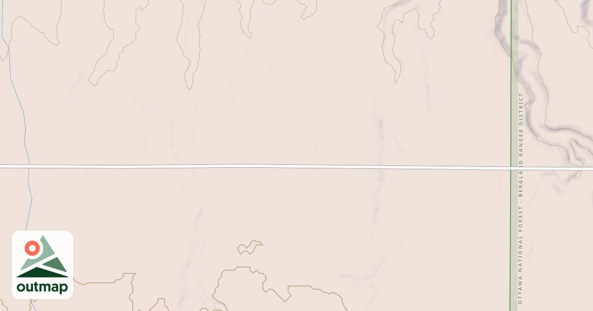 Map of Bergland Snowmobile #12