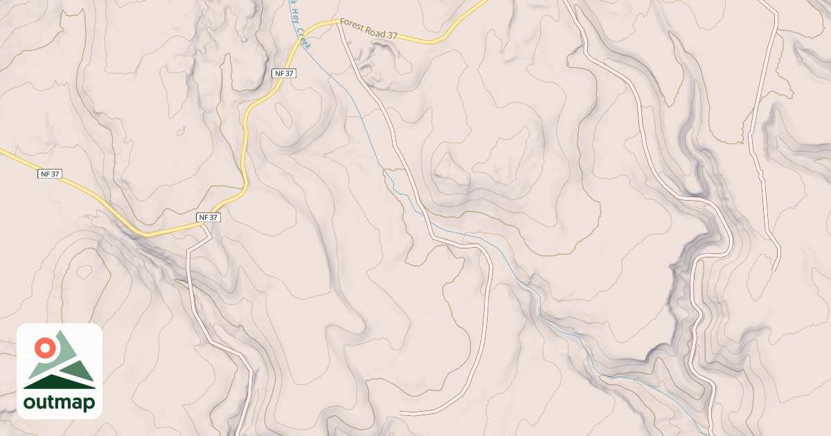 Map of USFS National Forest System Roads {08CD9758-E9C5-4F40-86A6-F8EDEF2DCFB8}