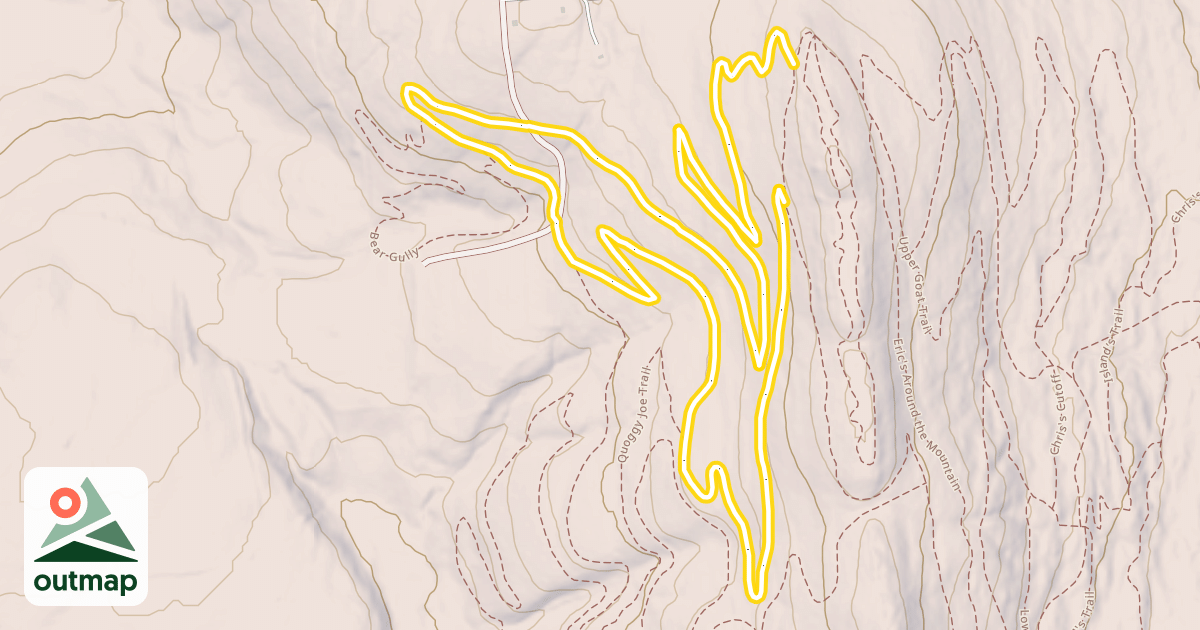 Map of West Trail