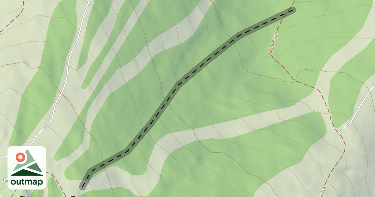 Map of Upper Recoil Glades