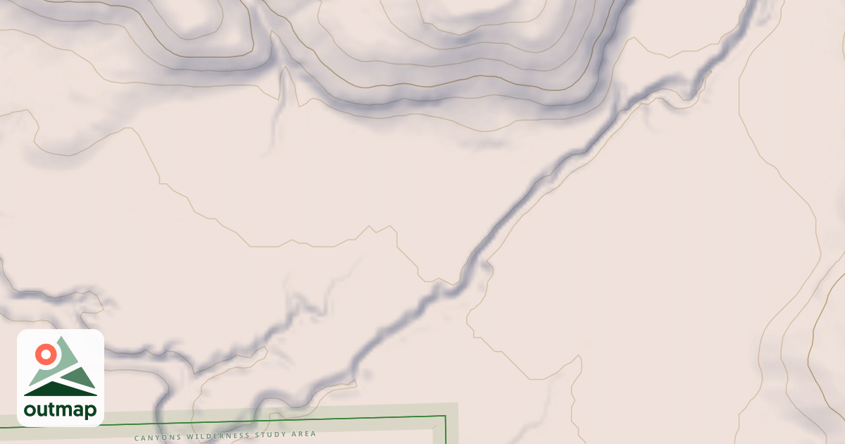 Map of Lobo Canyon Trail