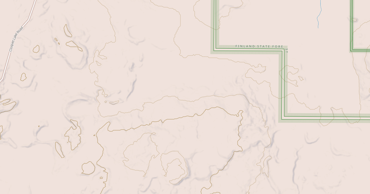 Map preview of CLOQUET LAKE SPUR G