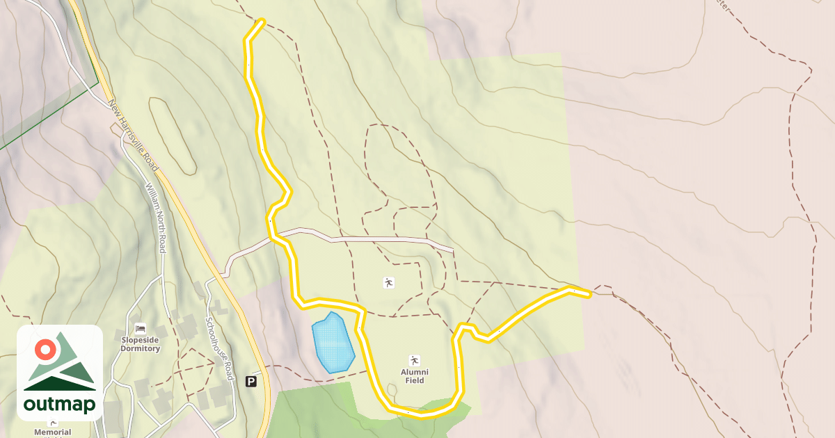 Map of Bates King Trail
