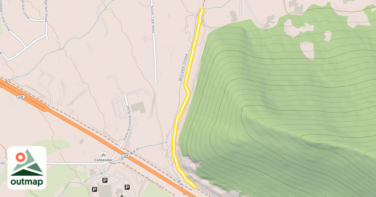 Map of McLeod Creek Trail