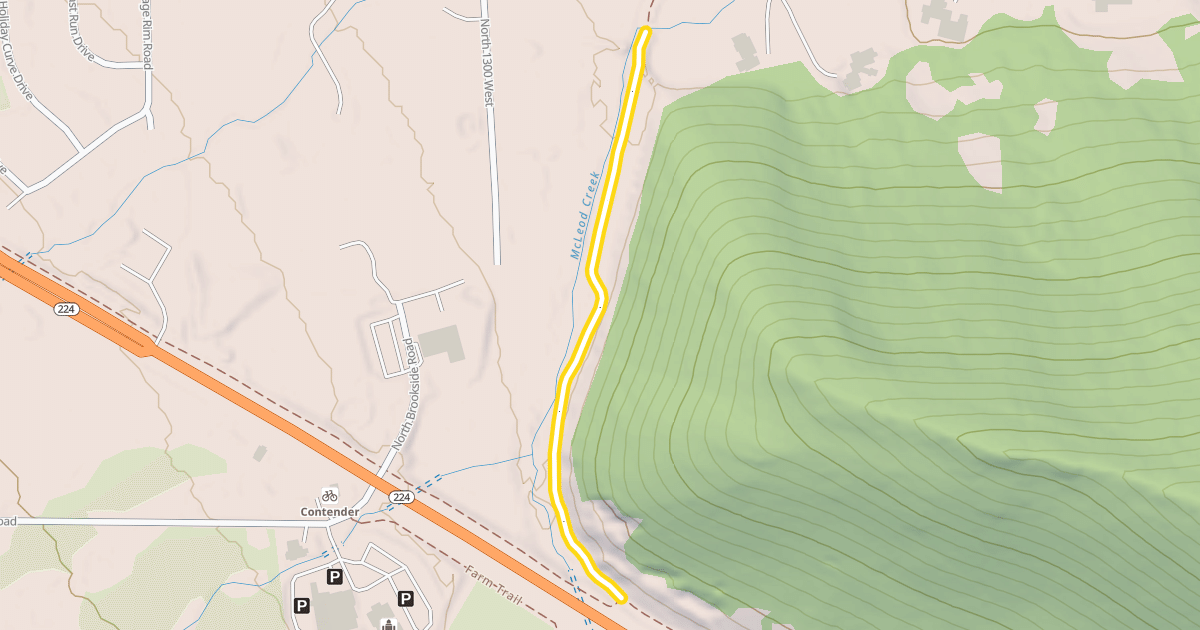 Map preview of McLeod Creek Trail