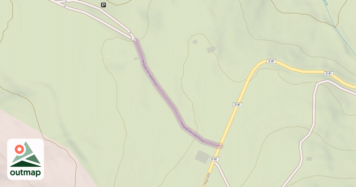 Map of Strada di Saleccia