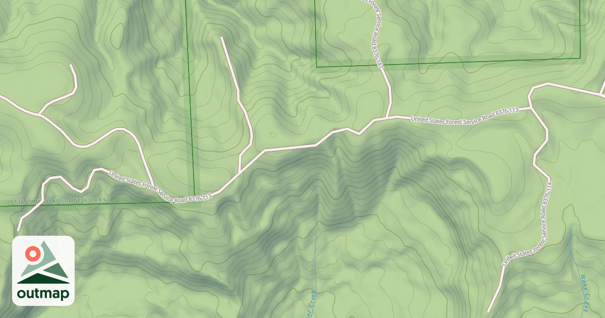 Map of BLAINE RIDGE