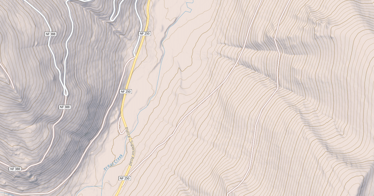 Map preview of LANDOWNER MOUNTAIN