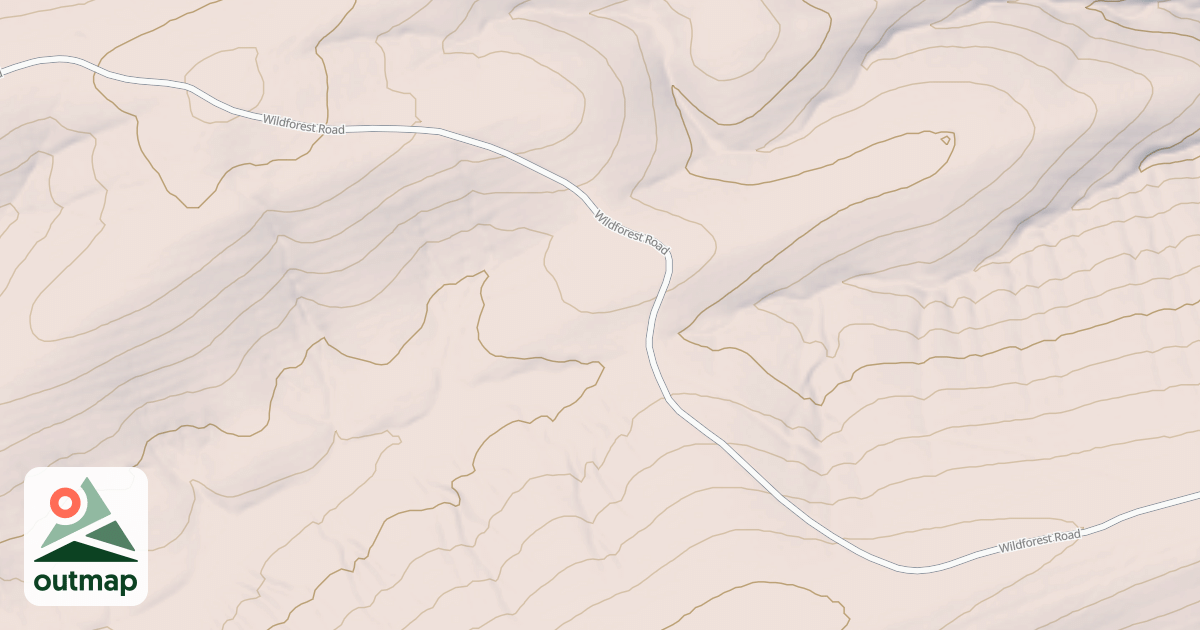 Map of DUTCH CREEK MTN