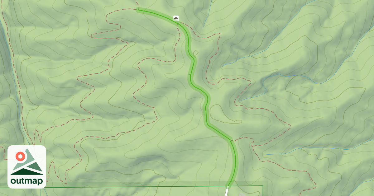 Map of Northwest Firelane 1 Road