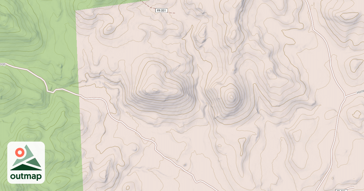 Map of USFS National Forest System Roads {D5368CE2-0E2C-4E5D-8781-074E27CFA479}