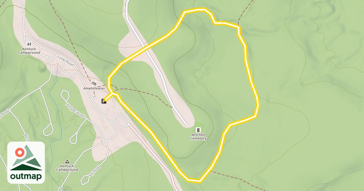 Map of Beech Loop Trail