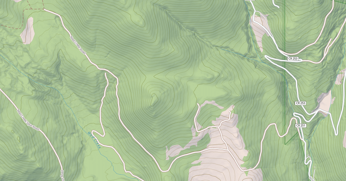 Map preview of MAD CREEK