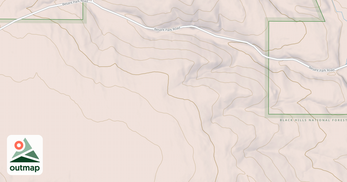 Map of BESANT PARK BR 1D