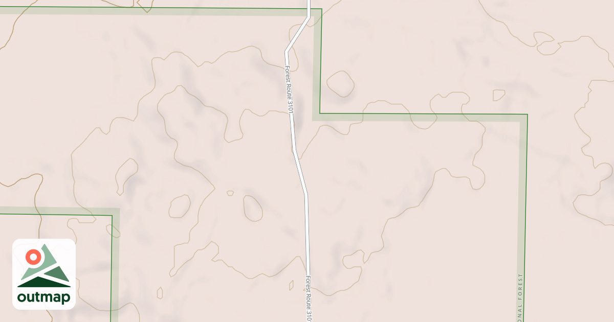 Map of HEADQUARTERS DRIVE SPUR B