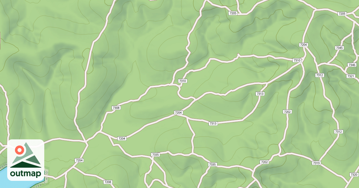 Map of USFS Motor Vehicle Use Map Trails 20242