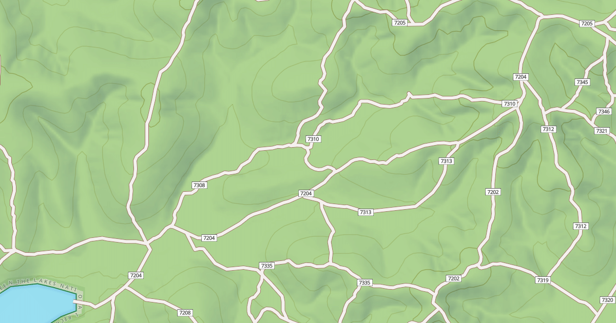 Map preview of USFS Motor Vehicle Use Map Trails 20242