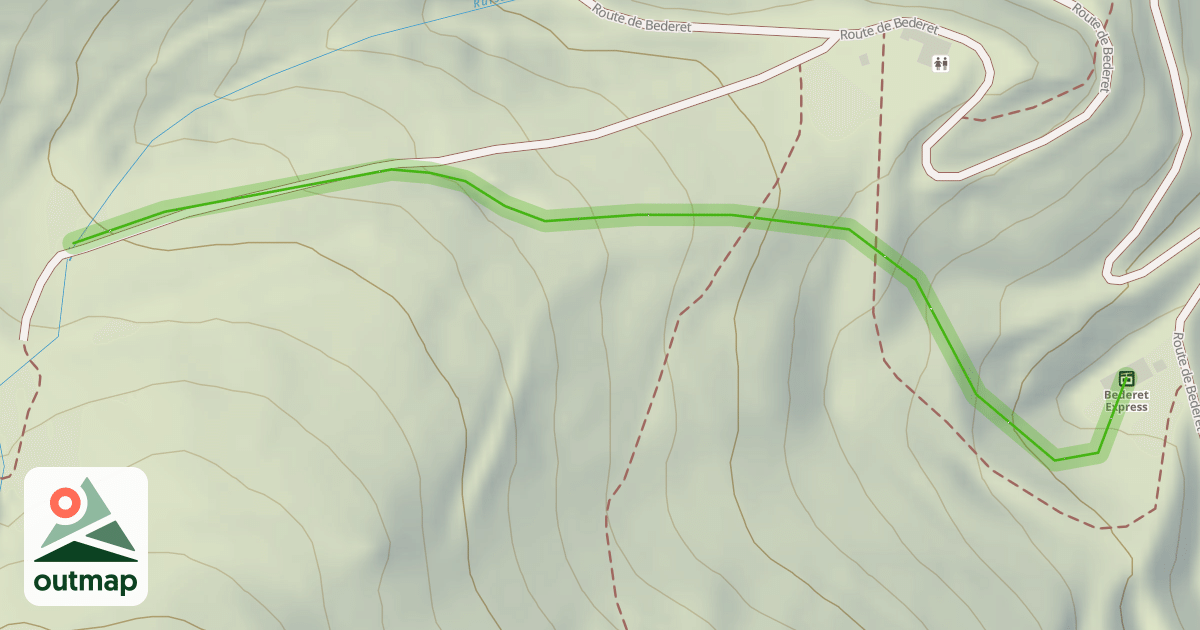 Map of Bleue de Bédéret