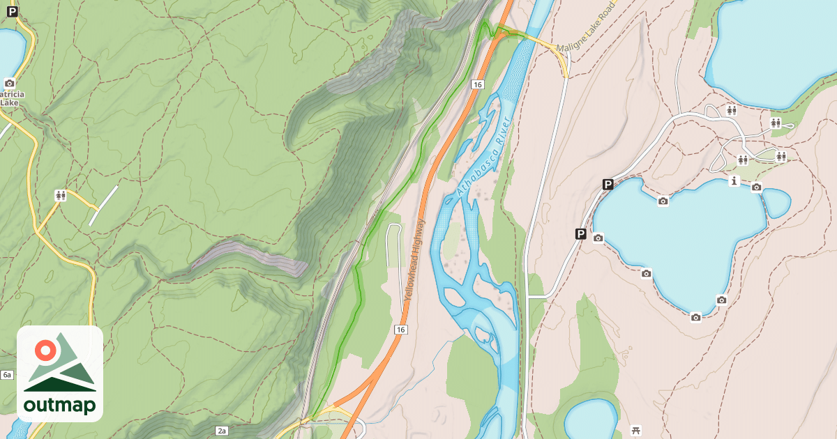 Map of Bighorn Alley Trail # 13